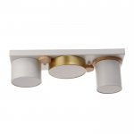 Светильник 35431/3 LED 30Вт 3000-6000К белый-золото 35х15х15 см