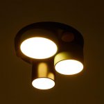 Светильник 35432/3 LED 30Вт 3000-6000К черный-зеленый-синий 28х28х15 см