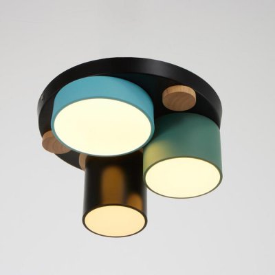 Светильник 35432/3 LED 30Вт 3000-6000К черный-зеленый-синий 28х28х15 см Светильник 35432/3 LED 30Вт 3000-6000К черный-зеленый-синий 28х28х15 см