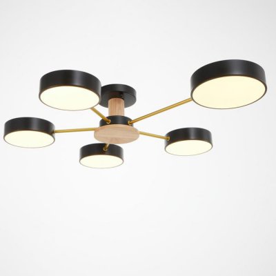 Светильник 35434/5 LED 120Вт 3000-6000К черный-золото 64х78х13,5 см Светильник 35434/5 LED 120Вт 3000-6000К черный-золото 64х78х13,5 см