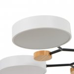 Светильник 35436/6 LED 144Вт 3000-6000К белый-черный 80х80х17 см