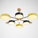 Светильник 35439/7 LED 149Вт 3000-6000К черный-желтый 74х70х13,5 см