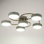 Светильник 35441/6 LED 144Вт 3000-6000К белый-золото 65х65х12 см