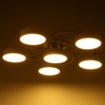 Светильник 35441/6 LED 144Вт 3000-6000К белый-золото 65х65х12 см