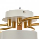 Светильник 35441/6 LED 144Вт 3000-6000К белый-золото 65х65х12 см