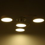 Светильник 35443/4 LED 96Вт 3000-6000К белый-золото 65х65х12 см