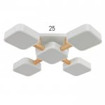 Светильник 35448/5 LED 120Вт 3000-6000К белый 62х62х11,5 см