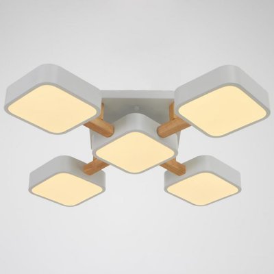 Светильник 35448/5 LED 120Вт 3000-6000К белый 62х62х11,5 см Светильник 35448/5 LED 120Вт 3000-6000К белый 62х62х11,5 см