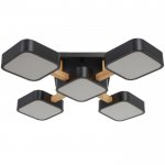 Светильник 35449/5 LED 120Вт 3000-6000К черный 62х62х11,5 см