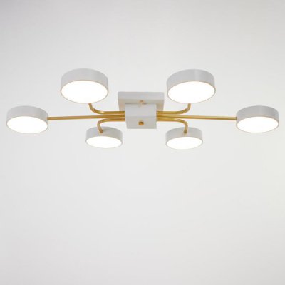 Светильник 35450/6 LED 144Вт 3000-6000К белый-золото 93х58х9,5 см