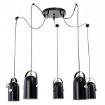 Светильник 35451/5 E27 40Вт черный 23х15х26 см