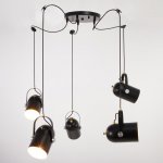 Светильник 35451/5 E27 40Вт черный 23х15х26 см