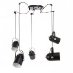 Светильник 35451/5 E27 40Вт черный 23х15х26 см