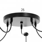 Светильник 35451/5 E27 40Вт черный 23х15х26 см