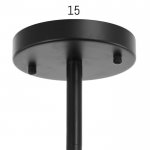 Светильник 35452/6 LED 144Вт 3000-6000К черный-золото 112х96х22 см