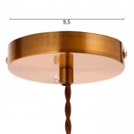 Светильник 85502/1 LED 5Вт золото 18х18х23-123 см