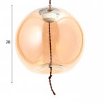 Светильник 85504/1 LED 5Вт золото 28х28х28-128 см