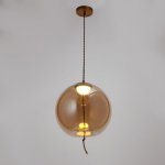 Светильник 85504/1 LED 5Вт золото 28х28х28-128 см