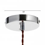 Светильник 85506/1 LED 5Вт хром-прозрачный 18х18х23-123 см