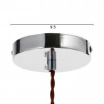 Светильник 85508/1 LED 5Вт хром-прозрачный 28х28х28-128 см