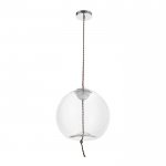 Светильник 85508/1 LED 5Вт хром-прозрачный 28х28х28-128 см