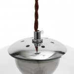 Светильник 85508/1 LED 5Вт хром-прозрачный 28х28х28-128 см