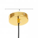 Светильник 85509/1 E27 40Вт золото 25х25х25-125 см