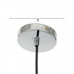 Светильник 85510/1 E27 40Вт хром 25х25х25-125 см