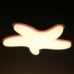 Светильник с ПДУ 70536/1 LED 100Вт диммер 3000-6000К розовый 53х53х9,5 см