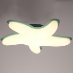 Светильник с ПДУ 70537/1 LED 100Вт диммер 3000-6000К синий 53х53х9,5 см