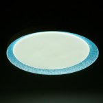 Светильник с ПДУ 70540/1 LED 80Вт диммер 3000-6000К белый-синий 52х52х9 см