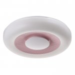 Светильник с ПДУ 70542/1 LED 85Вт диммер 3000-6000К белый-розовый 46х46х10 см