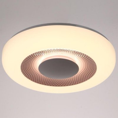 Светильник с ПДУ 70542/1 LED 85Вт диммер 3000-6000К белый-розовый 46х46х10 см