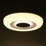 Светильник с ПДУ 70544/1 LED 85Вт диммер 3000-6000К белый 46х46х10 см