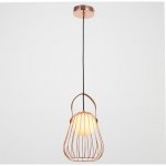 Светильник 34852/1 G9 40Вт розовое золото 18х18х21-121 см