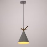 Светильник 34855/1 E27 40Вт белый-золото 18х18х26-126 см