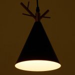 Светильник 34856/1 E27 40Вт черный-золото 18х18х26-126 см