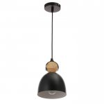 Светильник 34865/1 E27 40Вт черный 16х16х22-122 см