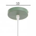 Светильник 34869/1 E27 40Вт зеленый 16х16х22-122 см