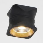 Светильник 86607/1 LED 7Вт 4000К черный-золото 6,3х6,3х5,5 см