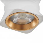 Светильник 86608/1 LED 7Вт 4000К белый-золото 6,3х6,3х5,5 см