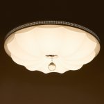 Светильник с ПДУ 74608/1 LED 80Вт 3000-6000К диммер белый 50х50х12 см