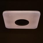 Светильник с ПДУ 74615/1 MP3 LED 80Вт 3000-6000К диммер белый 43х43х6,8 см