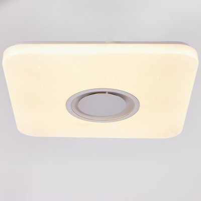 Светильник с ПДУ 74615/1 MP3 LED 80Вт 3000-6000К диммер белый 43х43х6,8 см