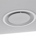 Светильник с ПДУ 74615/1 MP3 LED 80Вт 3000-6000К диммер белый 43х43х6,8 см