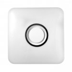 Светильник с ПДУ 74615/1 MP3 LED 80Вт 3000-6000К диммер белый 43х43х6,8 см