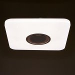 Светильник с ПДУ 74615/1 MP3 LED 80Вт 3000-6000К диммер белый 43х43х6,8 см