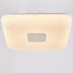 Светильник с ПДУ 74616/1 LED 80Вт 3000-6000К диммер белый 43х43х5,7 см