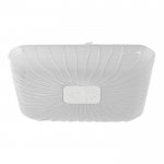 Светильник с ПДУ 74616/1 LED 80Вт 3000-6000К диммер белый 43х43х5,7 см