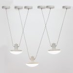 Светильник с ПДУ 74627/1 LED 54Вт 3000-6000К диммер белый 105х18х50 см